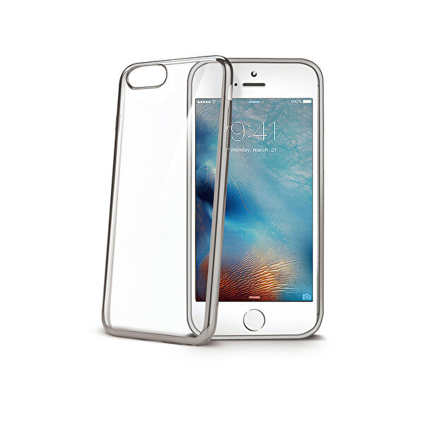 Celly iPhone 7 Silver Laser Kılıf Celly iPhone 7 Silver Laser Kılıf