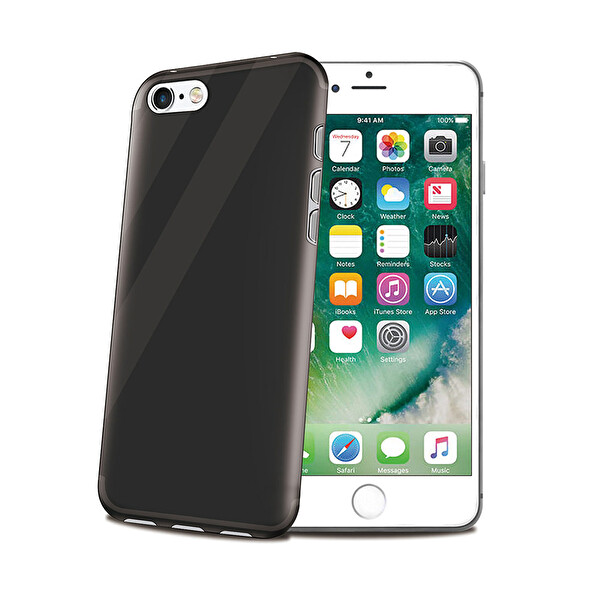 Celly Gelskin Siyah iPhone 7 Plus Kılıfı Celly Gelskin Siyah iPhone 7 Plus Kılıfı