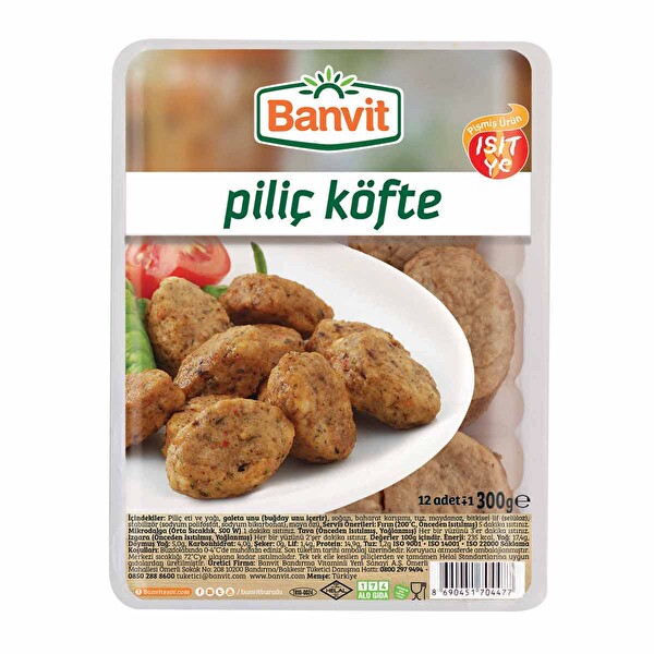 banvit pilic kofte 300 g 30159530 carrefoursa