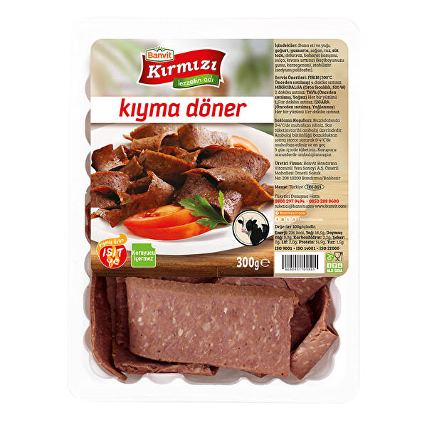 Banvit Kirmizi Kiyma Doner 300 G 30159532 Carrefoursa