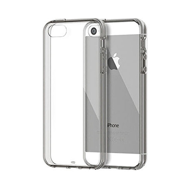 Addison IP-668S Gümüş iPhone 5S Yumuşak Koruma Kılıfı Addison IP-668S Gümüş iPhone 5S Yumuşak Koruma Kılıfı