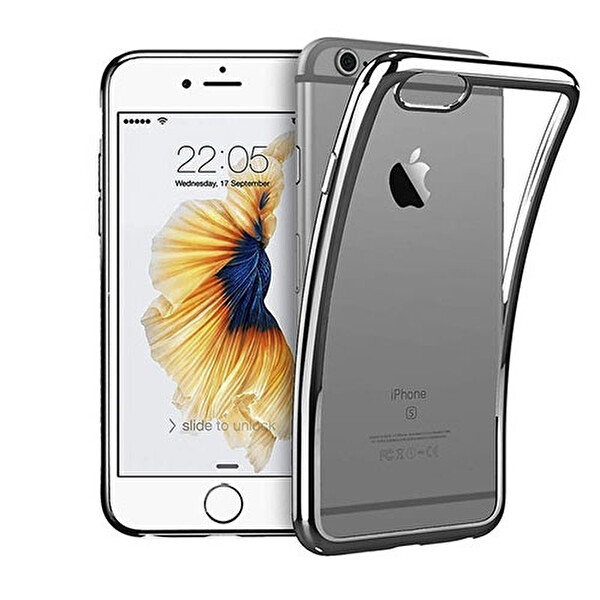 Addison IP-669S Siyah iPhone 6S Yumuşak Koruma Kılıfı Addison IP-669S Siyah iPhone 6S Yumuşak Koruma Kılıfı