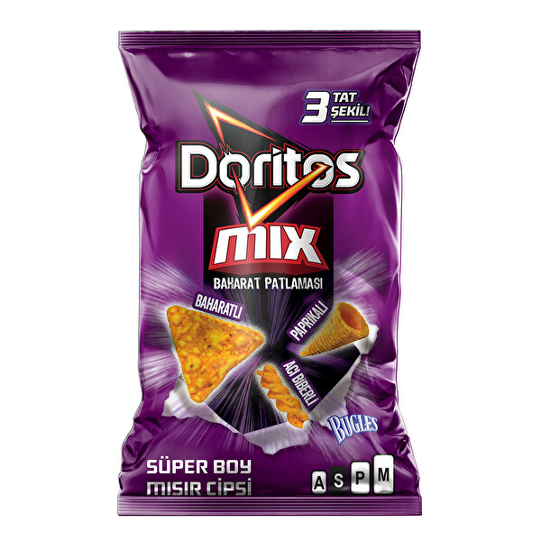 Doritos Mix Baharat Patlaması Baharatlı Paprikalı Acıbiberli  126 g