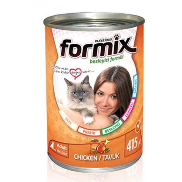 Formix 415 Gr Tavuklu Etli Kedi Konserve Formix 415 Gr Tavuklu Etli Kedi Konserve