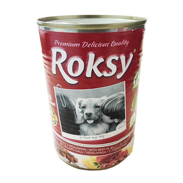 Roksy 415 Gr%72 Biftek Köpek Konserve Roksy 415 Gr%72 Biftek Köpek Konserve