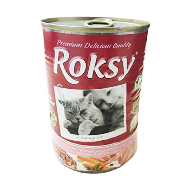 Roksy 415 Gr %72 Dana Kedi Konserve Roksy 415 Gr %72 Dana Kedi Konserve