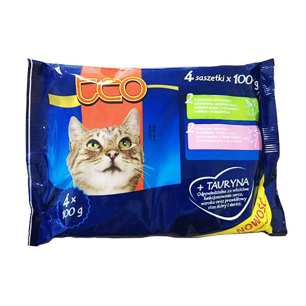 Teo 4X100 Gr Tavşanlı Danalı Kedi Teo 4X100 Gr Tavşanlı Danalı Kedi
