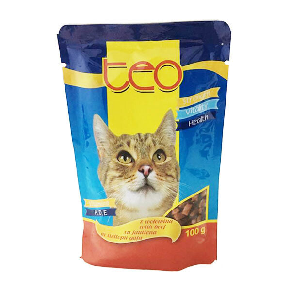Teo Pouch Biftekli Kedi Konservesi 100 g Teo Pouch Biftekli Kedi Konservesi 100 g