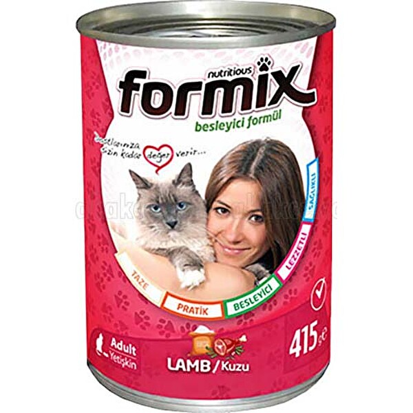 Formix 415 Gr Kuzu Etli Kedi Konserve Formix 415 Gr Kuzu Etli Kedi Konserve