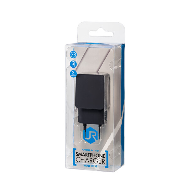 Trust USB Duvar Şarj Cihazı - Siyah Trust USB Duvar Şarj Cihazı - Siyah