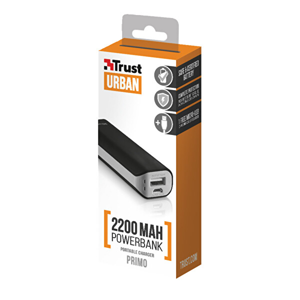 Trust Primo Powerbank 2200 Taşınabilir Şarj Aleti Trust Primo Powerbank 2200 Taşınabilir Şarj Aleti