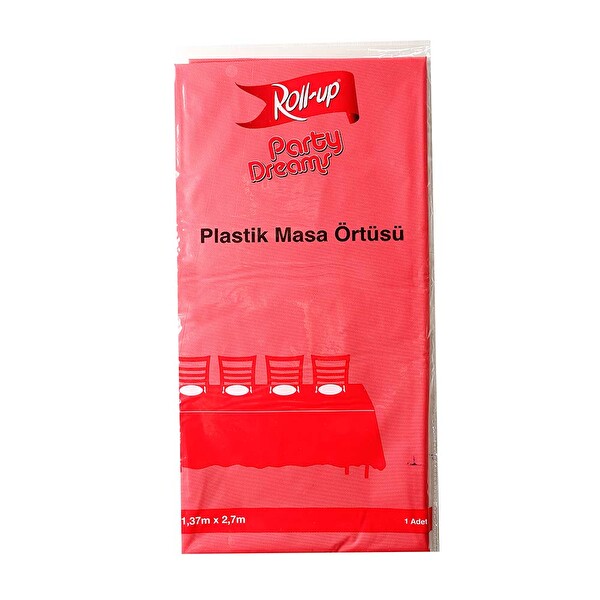Roll Up Plastik Masa Ortusu Kirmizi 1 37x2 7 M 30163597 Carrefoursa