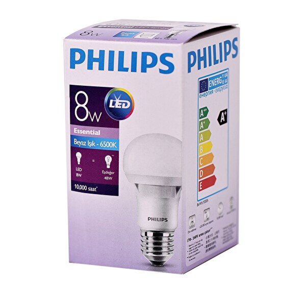 Philips Essential LEDBulb 8-48W E27 6500K 230V A60 TR Philips Essential LEDBulb 8-48W E27 6500K 230V A60 TR