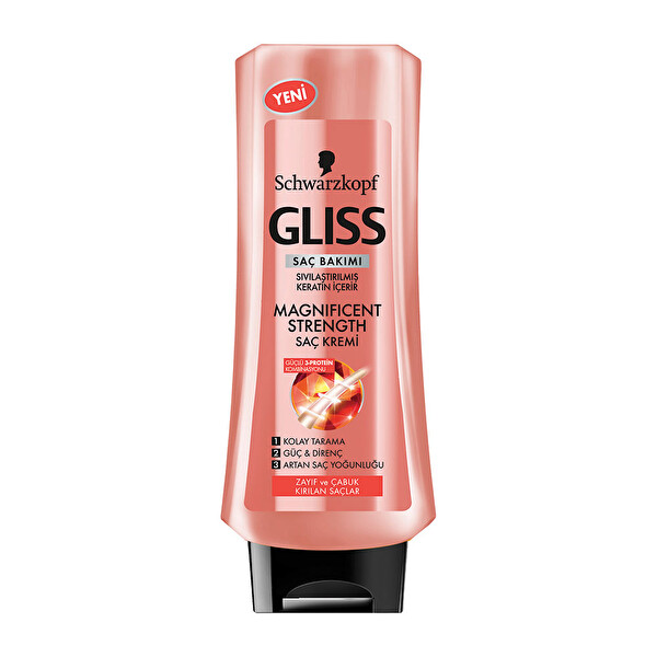 Gliss Saç Kremi Magnificent Strength 400 ml Gliss Saç Kremi Magnificent Strength 400 ml