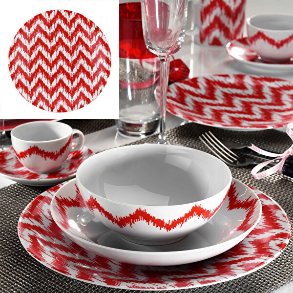 Kütahya Porselen Zeugma 8772 Desen 21 cm Pasta Tabağı 30166947
