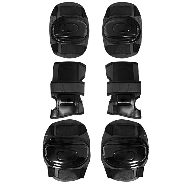 Busso BS600 3'lü Koruyucu Set Siyah (S) Busso BS600 3'lü Koruyucu Set Siyah (S)