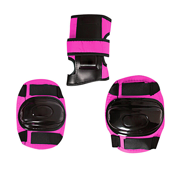 Busso BS600 Koruyucu 3'lü Pembe Set (M Beden) Busso BS600 Koruyucu 3'lü Pembe Set (M Beden)