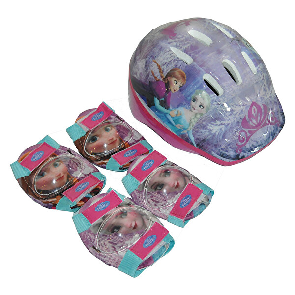 Frozen Ayarlanabilir Kask ve Dizlik Seti Frozen Ayarlanabilir Kask ve Dizlik Seti