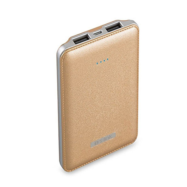 S-link IP-S500 5000mAh Powerbank Gold Taşınabilir Pil Şarj Cihazı S-link IP-S500 5000mAh Powerbank Gold Taşınabilir Pil Şarj Cihazı