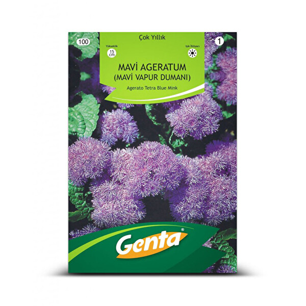 Genta Mavi Ageratum (Vapur Dumanı) Genta Mavi Ageratum (Vapur Dumanı)