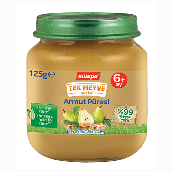 Milupa Armut Puresi Kavanoz 125 G 6 Ay 30169572 Carrefoursa