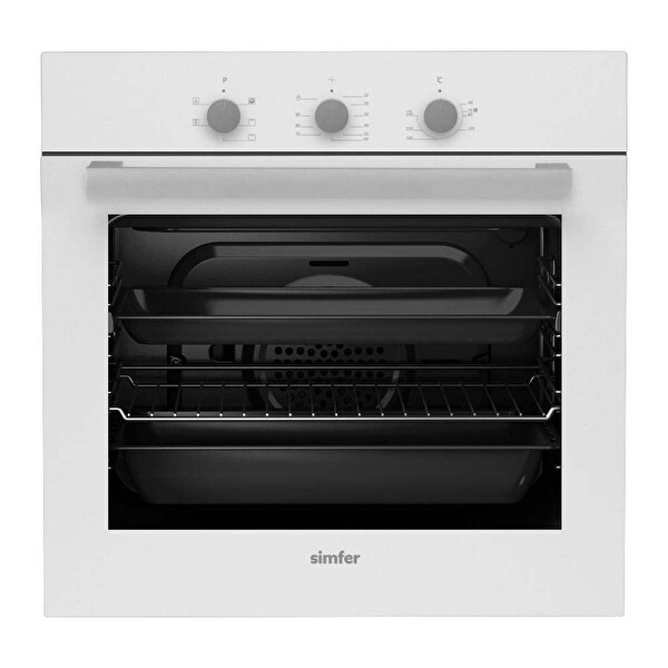 Simfer 7308 Beyaz Statik Ankastre Fırın Simfer 7308 Beyaz Statik Ankastre Fırın