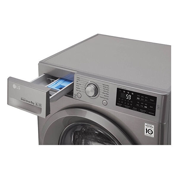 LG F2J5TNP7S 8 Kg Gümüş Çamaşır Makinesi LG F2J5TNP7S 8 Kg Gümüş Çamaşır Makinesi
