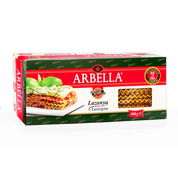 Arbella Lazanya 500 gr Arbella Lazanya 500 gr