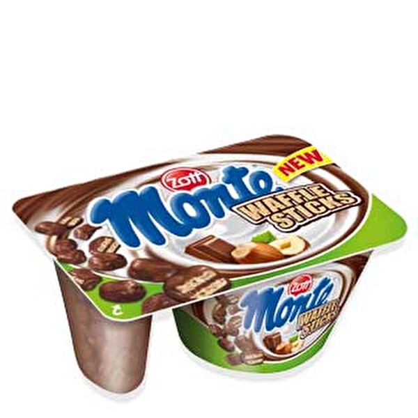 Zott Monte Puding Choco&Waffle 125 g Zott Monte Puding Choco&Waffle 125 g