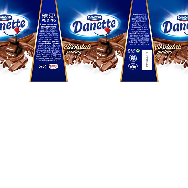 Danette Çikolatalı Puding 375 g Danette Çikolatalı Puding 375 g