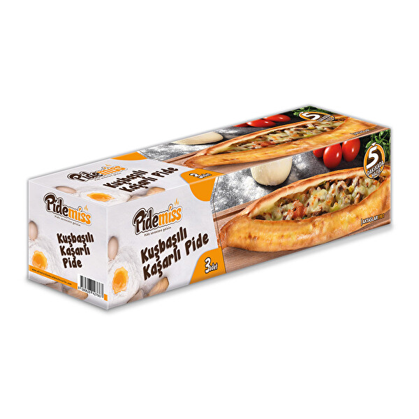 Pidemiss Kuşbaşı Kaşarlı Pide 375 gr Pidemiss Kuşbaşı Kaşarlı Pide 375 gr