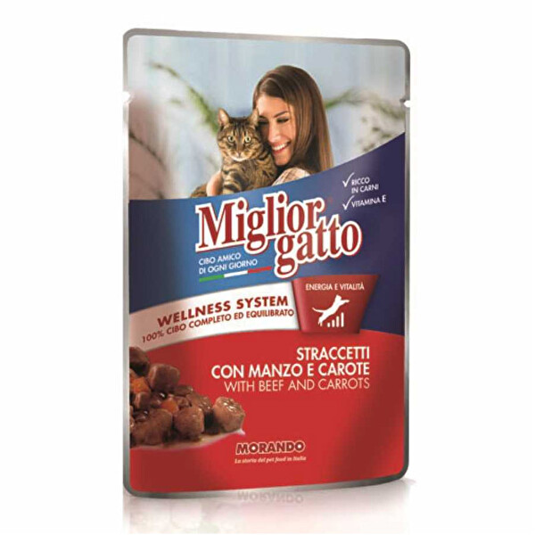 Miglior Gatto Pouch Biftek & Havuç 100 g Miglior Gatto Pouch Biftek & Havuç 100 g