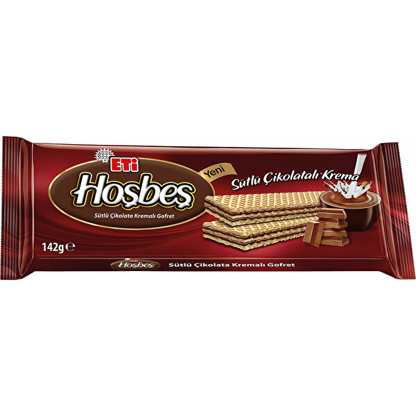Hoşbeş Sütlü Çikolatalı 142 gr Hoşbeş Sütlü Çikolatalı 142 gr