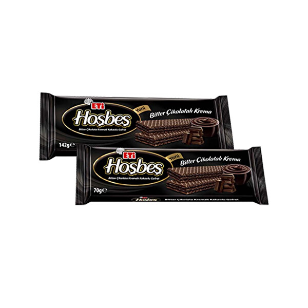 Hoşbeş Bitter Çikolatalı 70gr Hoşbeş Bitter Çikolatalı 70gr