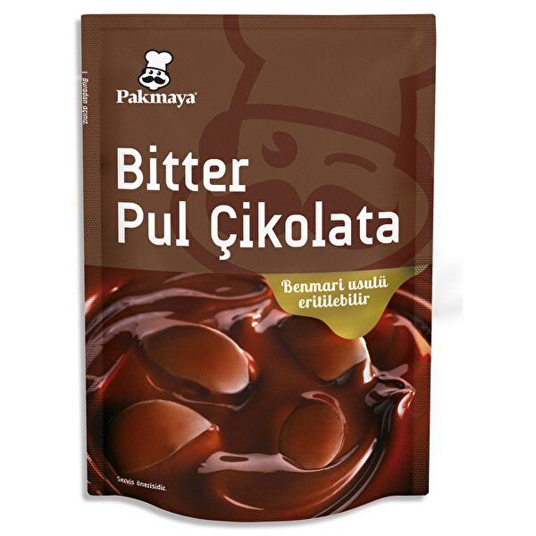 Pakmaya Bitter Pul Çikolata 100 g Pakmaya Bitter Pul Çikolata 100 g