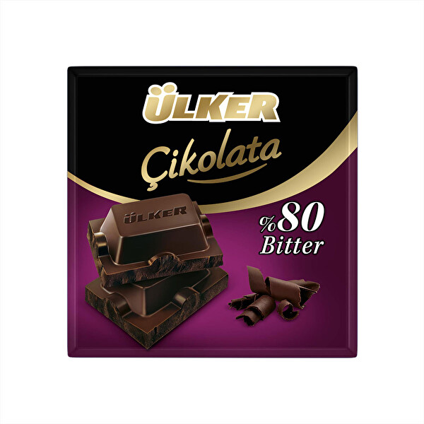 Ülker Çik.Bıtter %80 Kakao Kare 70Gr