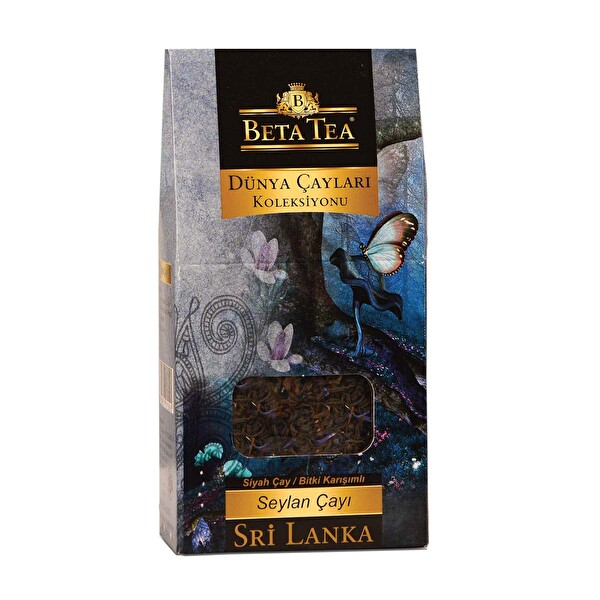 Beta Tea Seylan Çayı (Sri Lanka Çayı) Dünya Çayları Koleksiyonu 50 gr (Earl Grey - Bergamot - Tomurcuk Çayı)