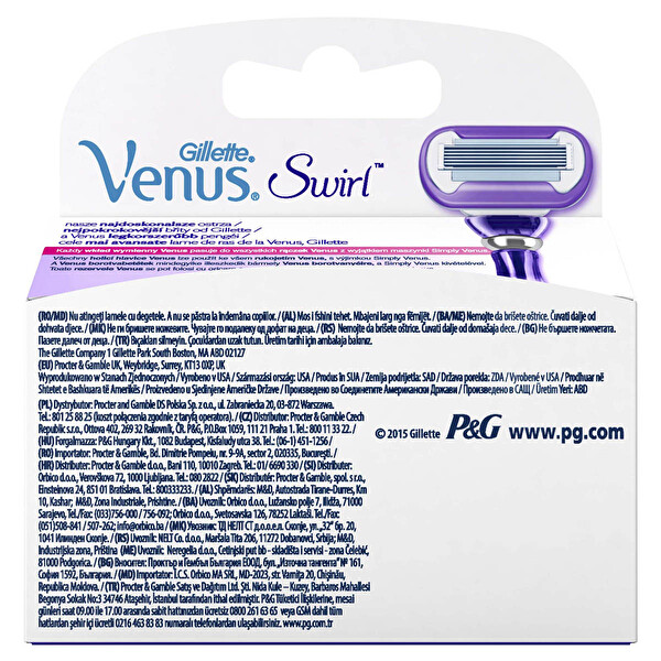 Gillette Venus Swirl Yedek Kadın Tıraş Bıçağı 2'li Gillette Venus Swirl Yedek Kadın Tıraş Bıçağı 2'li