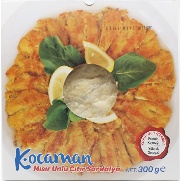 Kocaman Sardalya Fileto Pane Donuk, Karadeniz Usulü 300 gr