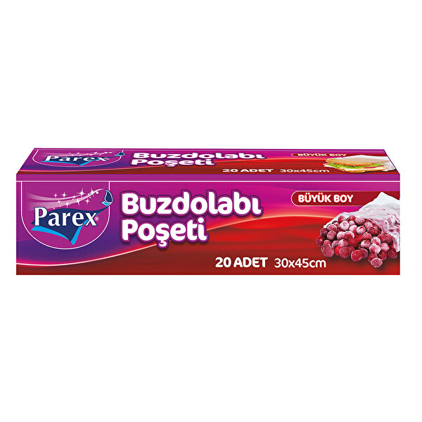 Parex Buzdolabı Poşeti Büyük Boy 20'li
