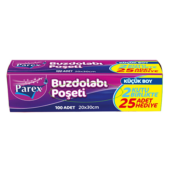 Parex Buzdolabı Poşeti Küçük Boy 100'lü Parex Buzdolabı Poşeti Küçük Boy 100'lü
