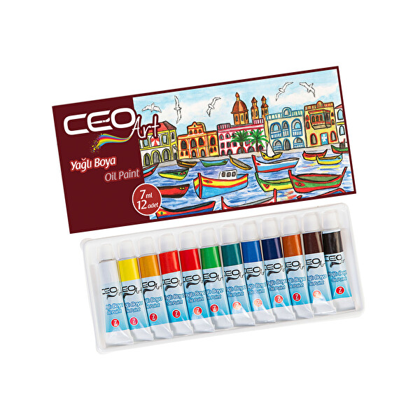 Ceoart Yağlı Boya 12 Renk 7 Ml