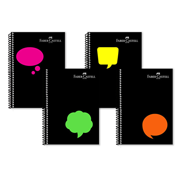 Faber Castell Pp Kapak Neon 80 Yp Kareli Faber Castell Pp Kapak Neon 80 Yp Kareli