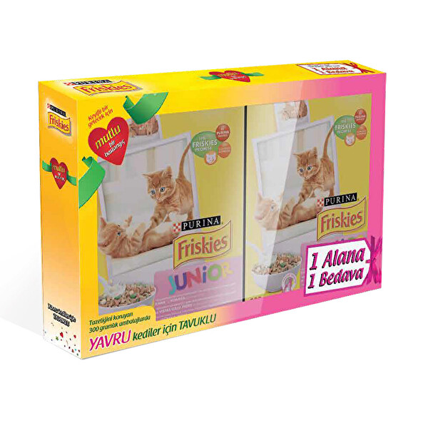 Friskies Junior Kedi Maması 300 g 1+1 Promo Paket 30185693 CarrefourSA