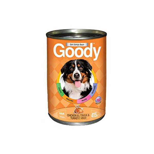 Goody 415 Gr Köpek Konserve Tavuk & Hind Goody 415 Gr Köpek Konserve Tavuk & Hind