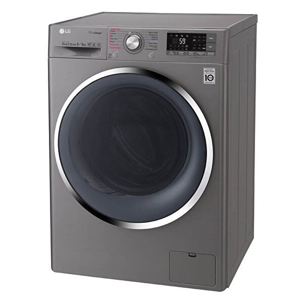 LG F4J8FHP2S 9 kg Yıkama, 6 kg Kurutma Makinesi LG F4J8FHP2S 9 kg Yıkama, 6 kg Kurutma Makinesi