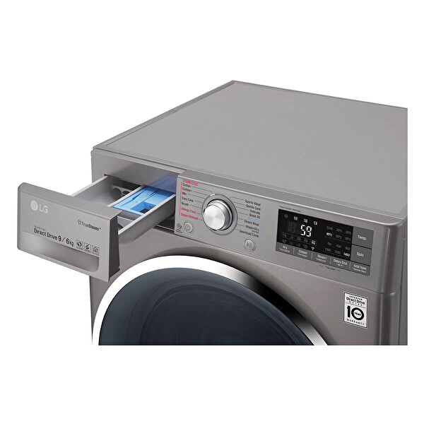 LG F4J8FHP2S 9 kg Yıkama, 6 kg Kurutma Makinesi LG F4J8FHP2S 9 kg Yıkama, 6 kg Kurutma Makinesi