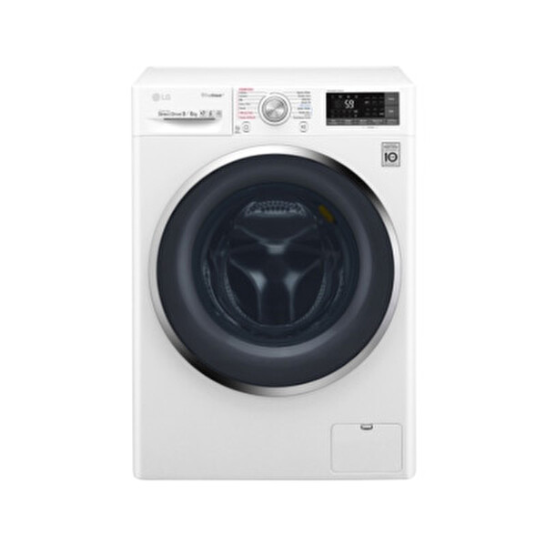 LG F4J8FHP2W 9/6 Beyaz Kurutmalı Çam Makinesi LG F4J8FHP2W 9/6 Beyaz Kurutmalı Çam Makinesi