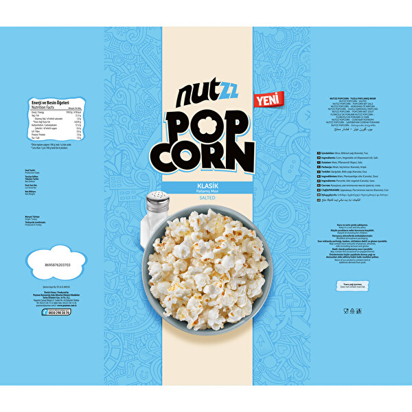 Peyman Nutzz Popcorn Klasik 105 g Peyman Nutzz Popcorn Klasik 105 g