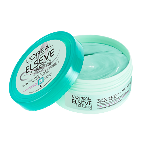 L'Oréal Paris Elseve 3 Mucizevi Kil Maskesi 150 ml L'Oréal Paris Elseve 3 Mucizevi Kil Maskesi 150 ml